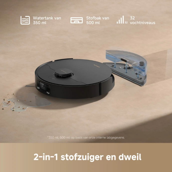 stofzuigen en dweilen tegelijk