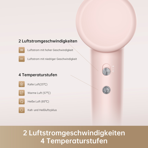 Dreame Hair Gleam Hair Dryer Pink 01